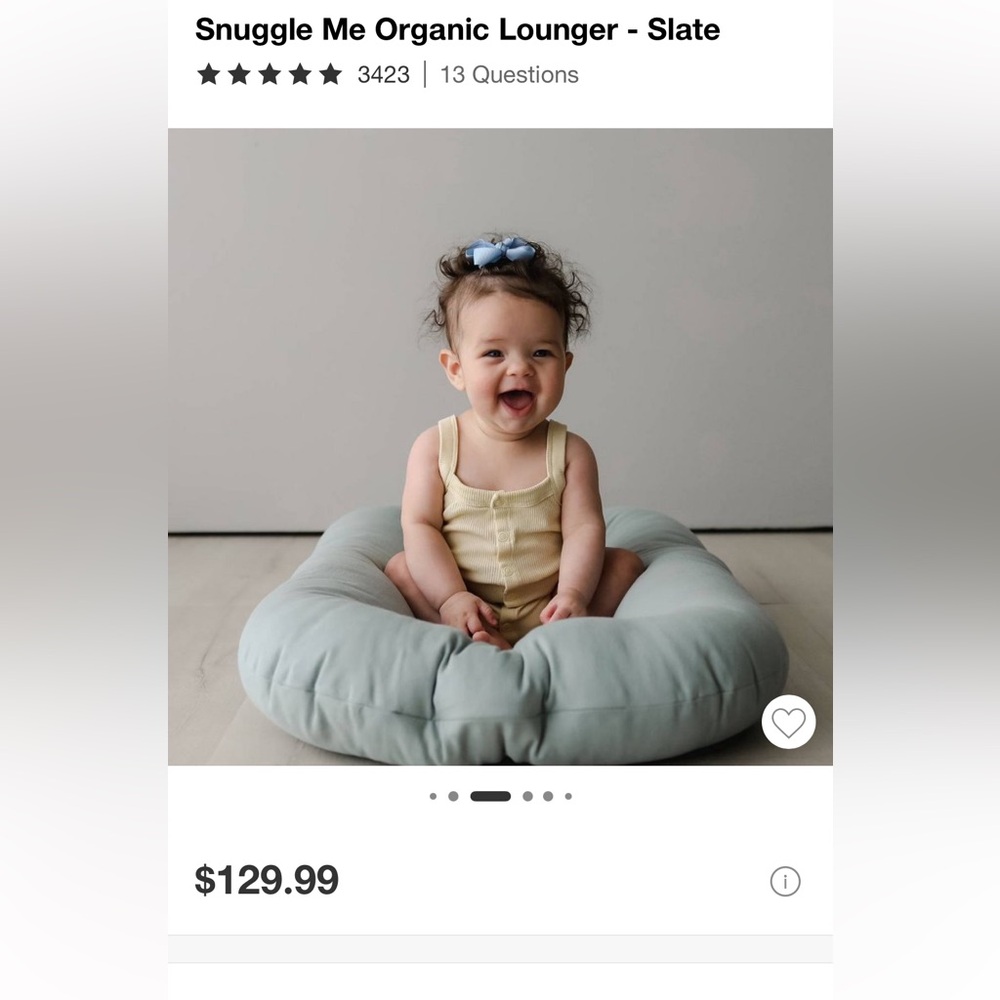 Snuggle Me Organic Lounger